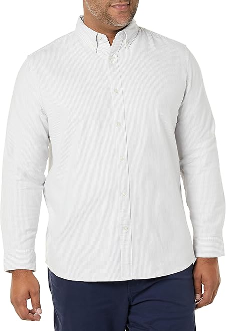 Men's Long-Sleeve Regular-Fit Stretch Oxford Shirt (Available in Big & Tall)