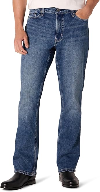 Men's Straight-Fit Bootcut Jean, Heavyweight Low Stretch Denim