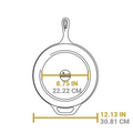 Cast Iron Deep Skillet